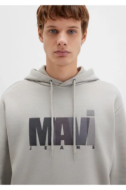 Grey sweatshirt with jeans logo. 0s10199-70093 - 6