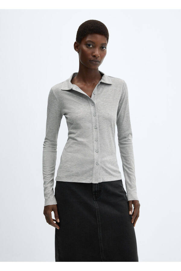 Grey Women's Shirt 57075809 - 2