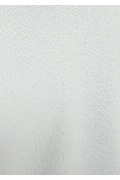 Bisiklet Yaka Gri Basic Sweatshirt 0610060-80618 - 6