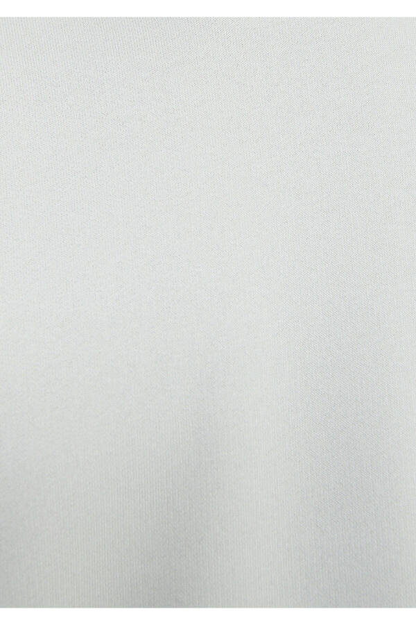 Bisiklet Yaka Gri Basic Sweatshirt 0610060-80618 - 6