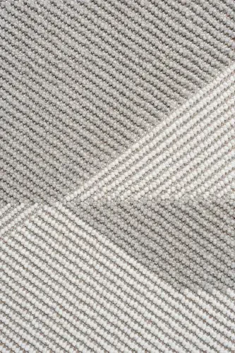 Gri Beyaz Yumuşak Dokulu Halı Kilim Salon Mutfak Koridor Yolluk Dokuma Makine Halısı 0013-Gri 5 - 6