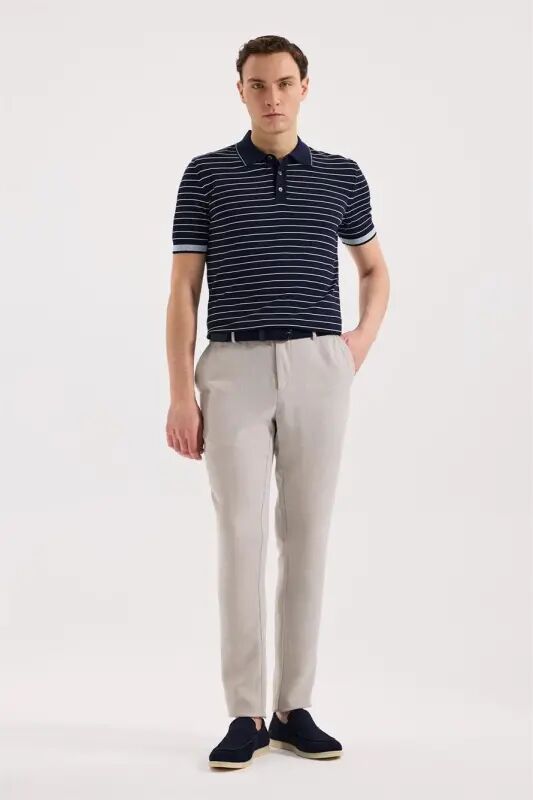 Gri Comfort Fit Beli Lastikli Jagger Pantolon - 2