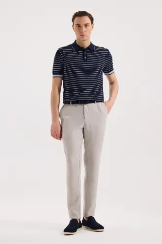 Gri Comfort Fit Beli Lastikli Jagger Pantolon - JAKAMEN (1)