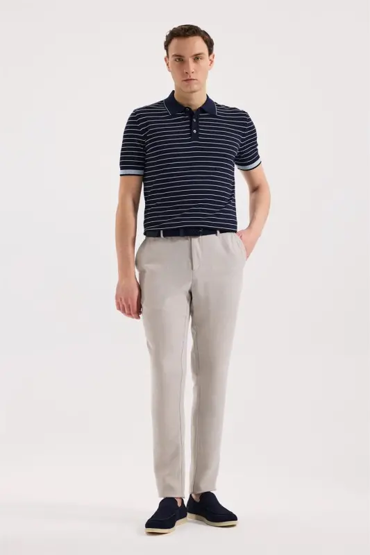 Gri Comfort Fit Beli Lastikli Jagger Pantolon - 2