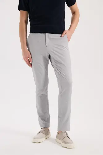 Gri Comfort Fit Yan Cep PantolonKulrang Comfort Fit Yon Cho'ntakli Shim - JAKAMEN (1)