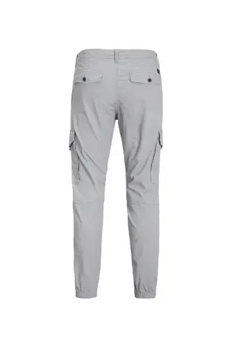 Dar Paça Gri Erkek Kargo Pantolon JPSTPAUL JJFLAKE CARGO NOOS - 3