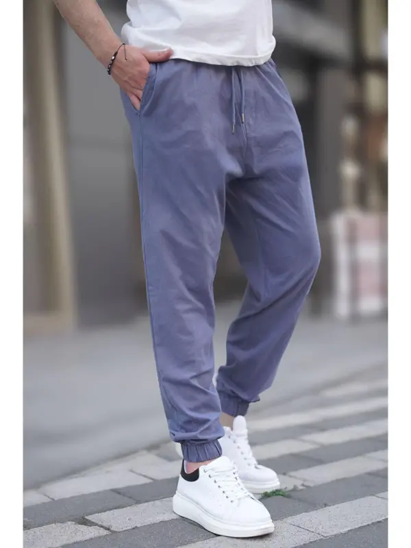 Gri Füme Relaxed %100 Pamuk Jogger Pantolon 6853-Gri - LC WAIKIKI