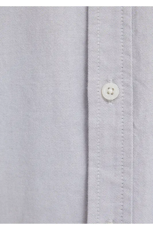 Gri Gömlek Regular Fit / Normal Kesim 0211199-70086-Gri - 7