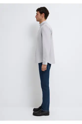 Gri Gömlek Regular Fit / Normal Kesim 0211199-70086 - Gri - 4
