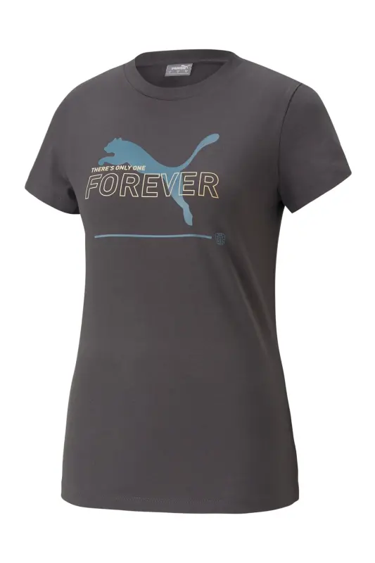 Gri Kadın T-Shirt - Gri - 1