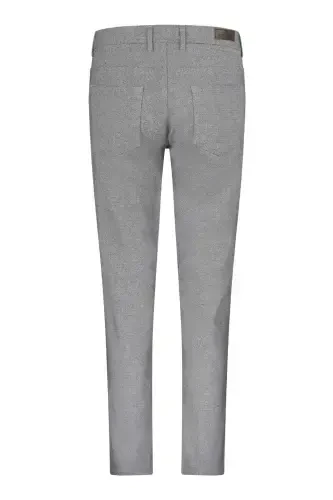 Gri Regular Fit Pamuklu 5 Cep Kot Pantolon-Gri - 2