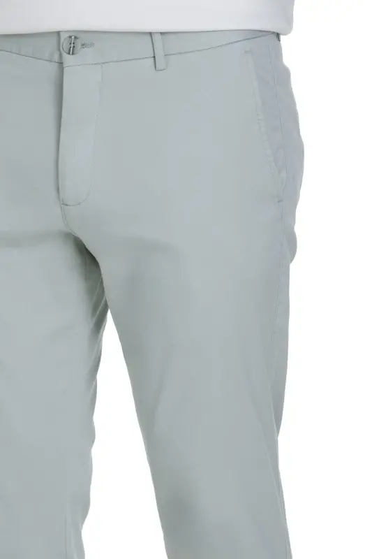 Gri Regular Fit Yandan Cepli Kanvas Pantolon - Gri00 - 4