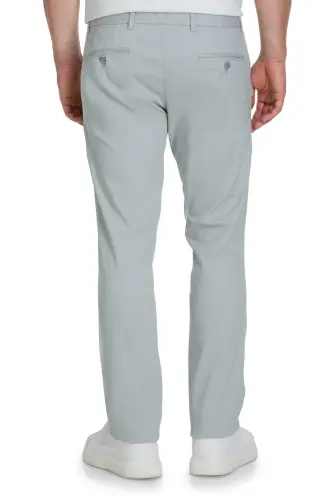 Gri Regular Fit Yandan Cepli Kanvas Pantolon - Gri00 - 5