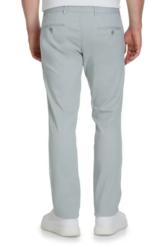 Gri Regular Fit Yandan Cepli Kanvas Pantolon - Gri00 - 5