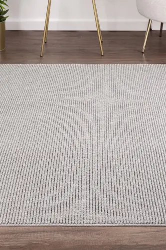 Gri Saçaklı Modern Dokuma Halı Salon Oturma Odası Yatak Odası Koridor Halısı Yolluk Gri - Gri - 7