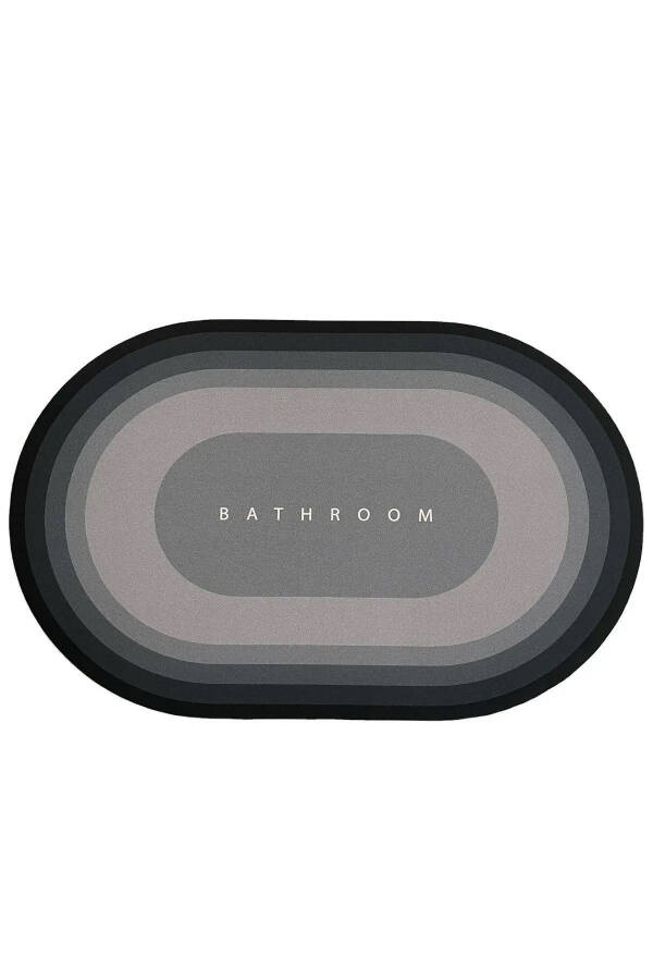 Gri - Sihirli Su Emici Banyo Paspası Kaymaz Tabanlı Ayak Paspası 40x60 - gri - 3