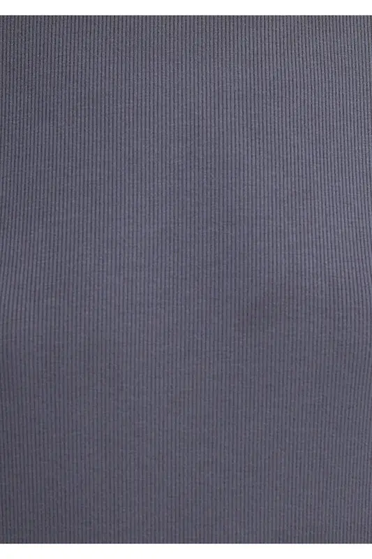 Gri (TENCEL™) Basic Tişört Slim Fit / Dar Kesim 1612904-83620-Gri - 7