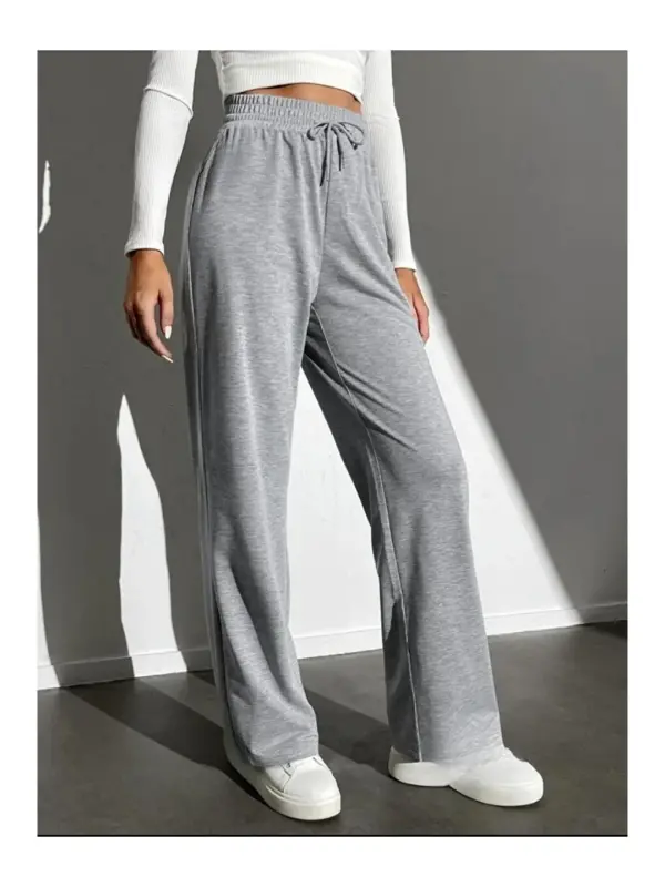 Gri Unisex Regular Fit İnce Eşofman Altı SPR24UEA80-Gri - LC WAIKIKI