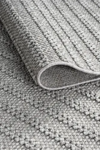 Gri Yumuşak Dokulu Halı Antre Yolluk Çocuk Odası Oturma Odası Salon Mutfak Halısı 0011-Gri 94 - 1