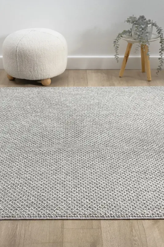 Gri Yumuşak Dokulu Halı Kilim Salon Mutfak Koridor Yolluk Dokuma Makine Halısı 0010 - Gri 3 - 6