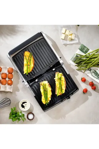 Grill Haus Toaster 2000 Watt Stainless Steel Grill Black T1139 - 8