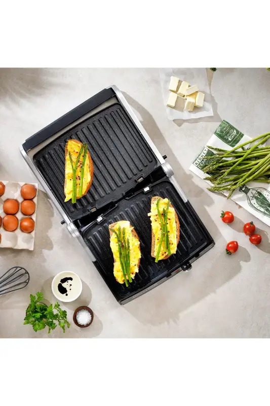 Grill Haus Toaster 2000 Watt Stainless Steel Grill Black T1139 - 8