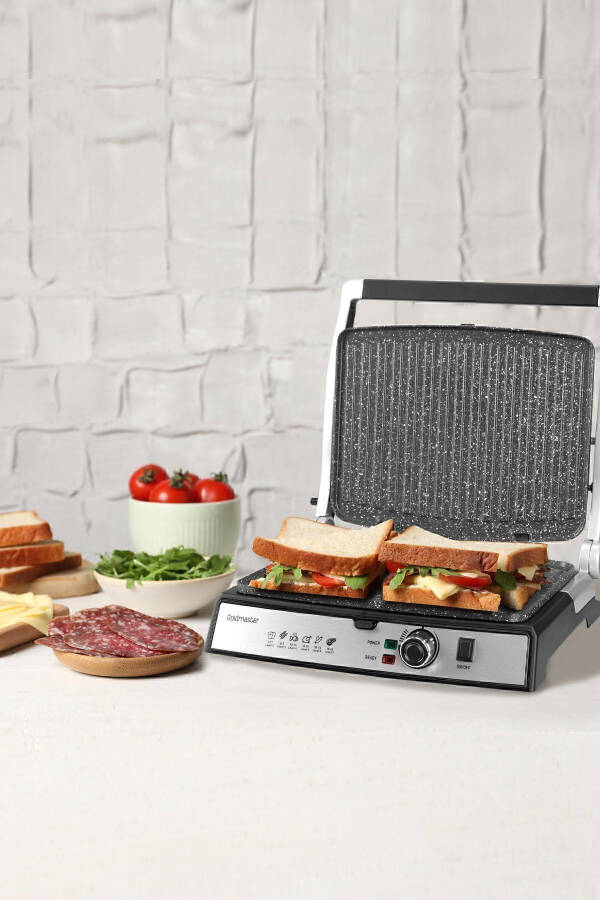 Grillart 2000Vat 3 ta 1 da Granit Chiqariladigan Plita Vafli, Grily, Toaster - 30