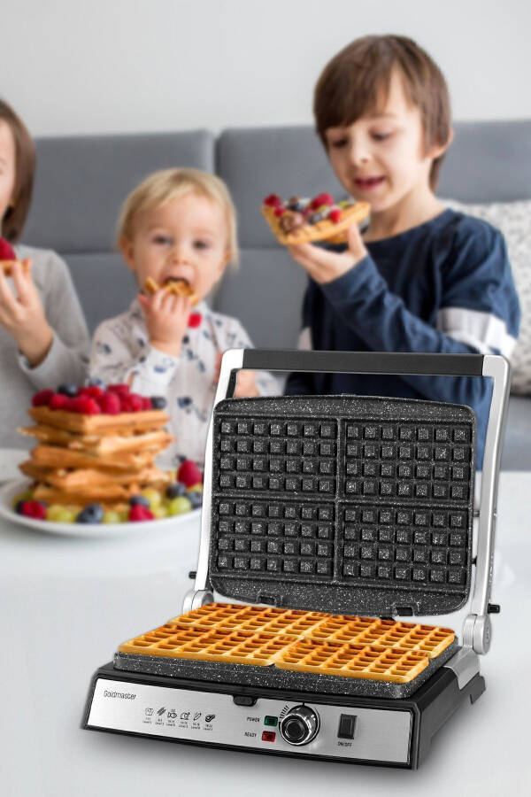 Grillart 2000Vat 3 ta 1 da Granit Chiqariladigan Plita Vafli, Grily, Toaster - 36