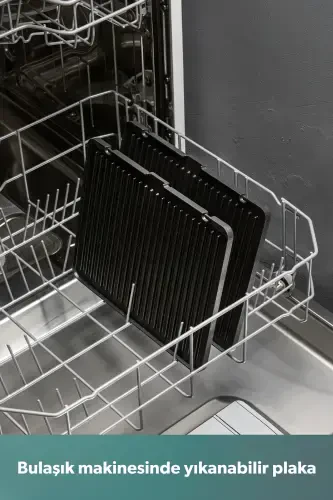 Grilliant 1340h Inox Korpusli Qovurilgan Plitka Tost Va Grill Mashinasi - 3