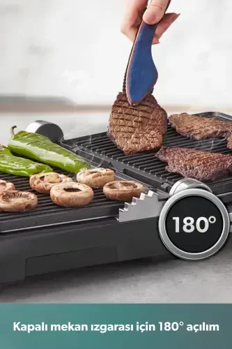 Grilliant 1340h Inox Korpusli Qovurilgan Plitka Tost Va Grill Mashinasi - 9