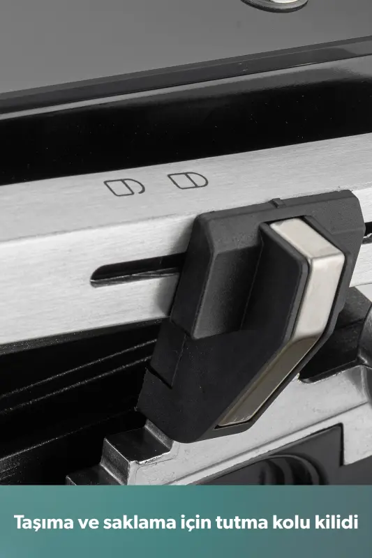 Grilliant 1343h Glass Surface, 5 Preset Programs, Cast Plate, LED Display Talking Toaster - 8