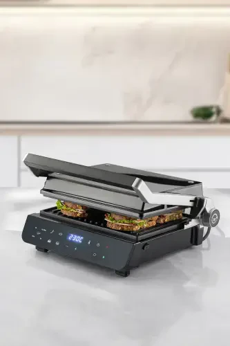 Grilliant 1343h Shisha Yuzali, 5 Tayyor Dasturli, Quyma Plitali, LED Ekranli Gapiradigan Toaster - HOMEND (1)