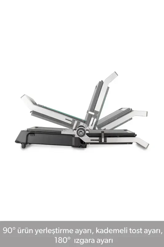 Grilliant 1343h Shisha Yuzali, 5 Tayyor Dasturli, Quyma Plitali, LED Ekranli Gapiradigan Toaster - 8