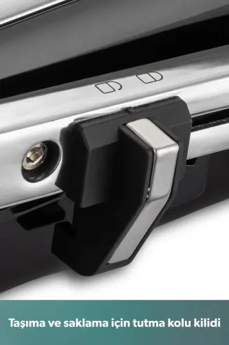 Grilliant 1344h Stainless Steel Body, Cast Removable Plate Toaster And Grill Machine - 9