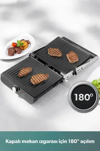 Grilliant 1346h Inox Body Cast Plate Toaster and Grill Machine - 5