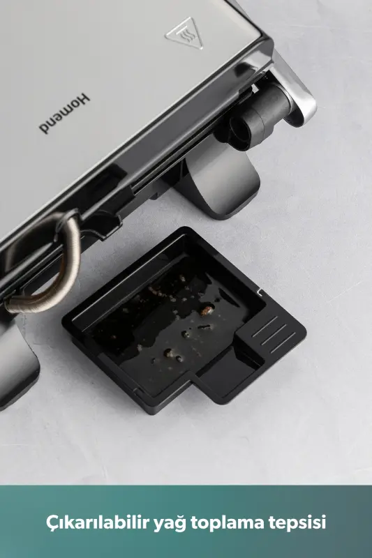 Grilliant 1349H 4 Dilim Kapasiteli Gövdeli Döküm Plakalı Tost ve Izgara Makinesi Inox 2000W - 6