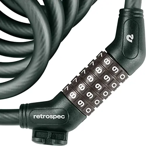 Grizzly Plus Integrated Combo Cable Bike Lock - 12mm - 4