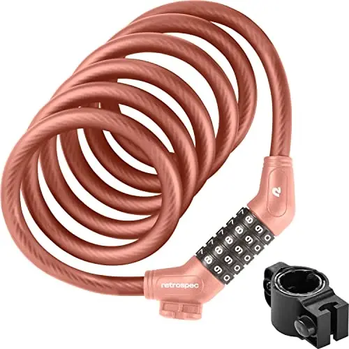 Grizzly Plus Integrated Combo Cable Bike Lock - 12mm - 1