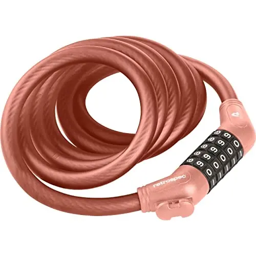 Grizzly Plus Integrated Combo Cable Bike Lock - 12mm - RETROSPEC (1)