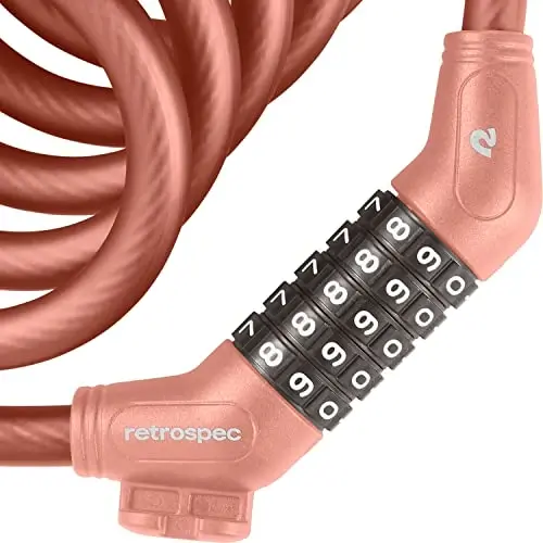 Grizzly Plus Integrated Combo Cable Bike Lock - 12mm - 4