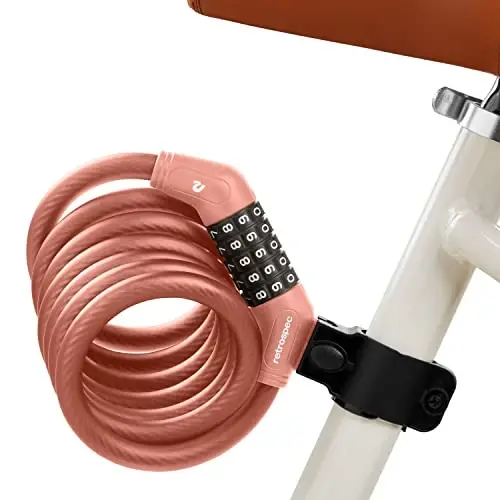 Grizzly Plus Integrated Combo Cable Bike Lock - 12mm - 5