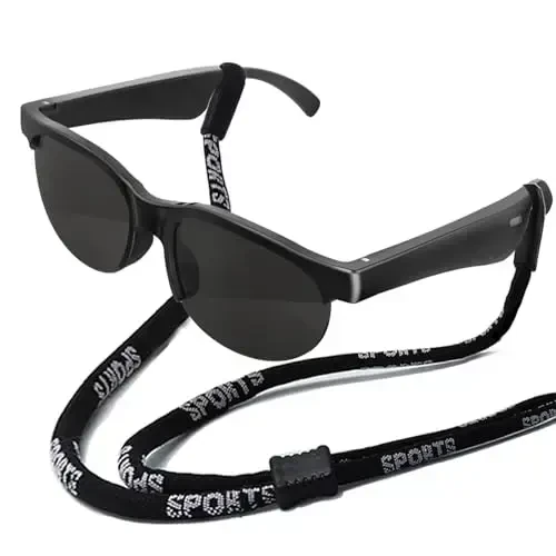 Grofulor Smart Glasses, Polarized Bluetooth Sunglasses with Built-in Audio Mic & Speakers Open Ear, UV Protection and Voice Control, wireless bluetooth sunglasses for men women - GROFULOR