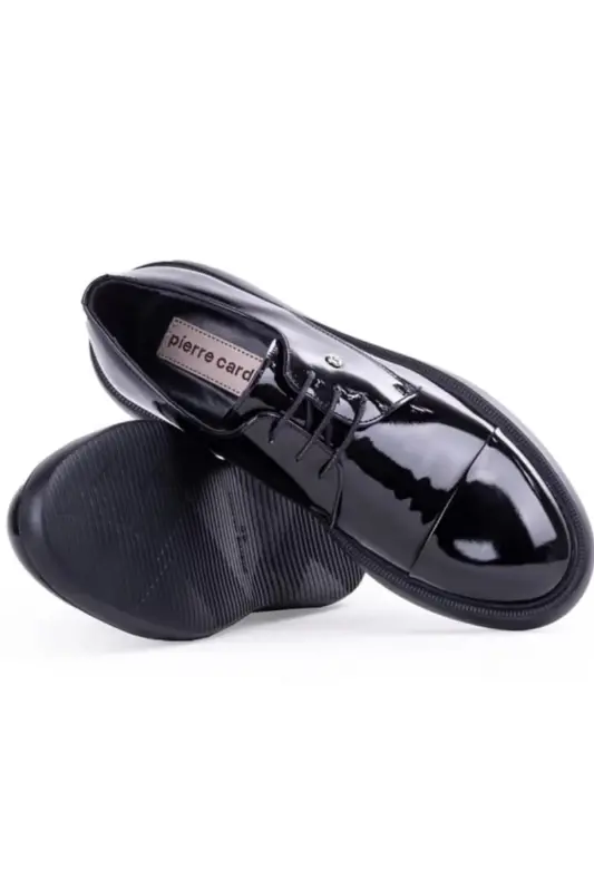 Groom and Suit Black Leather Shoe Offers Elegance and Comfort Together with Its Black Innovative Style-Blackrugan1 - 3