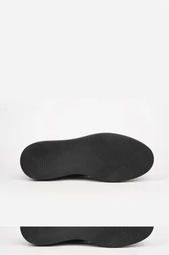 Groom Suit and Team Black Leather Shoe Offers Elegance and Comfort Together with Its Black Innovative Style-70914 PATENT 