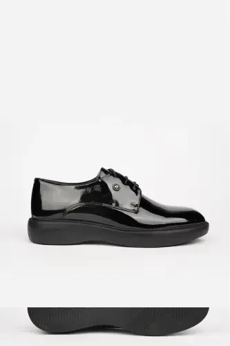 Groom Suit and Team Black Leather Shoe Offers Elegance and Comfort Together with Its Black Innovative Style-70914 PATENT - PIERRE CARDIN (1)