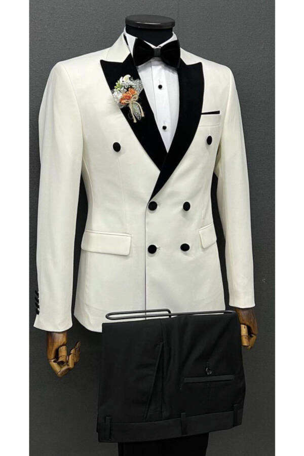 Groom Suit Slim Fit Double Breasted - 8