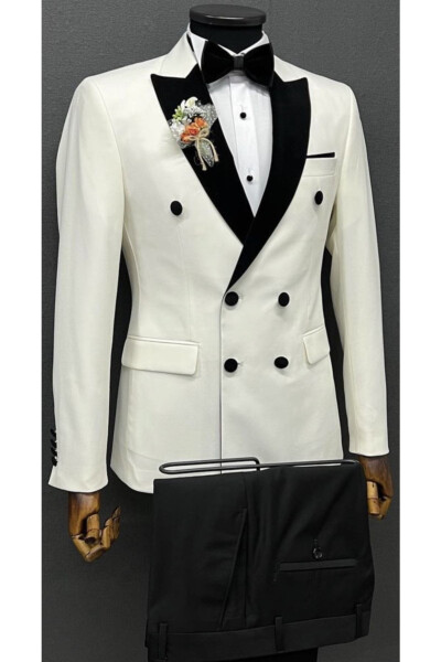 Groom Suit Slim Fit Double Breasted - 9