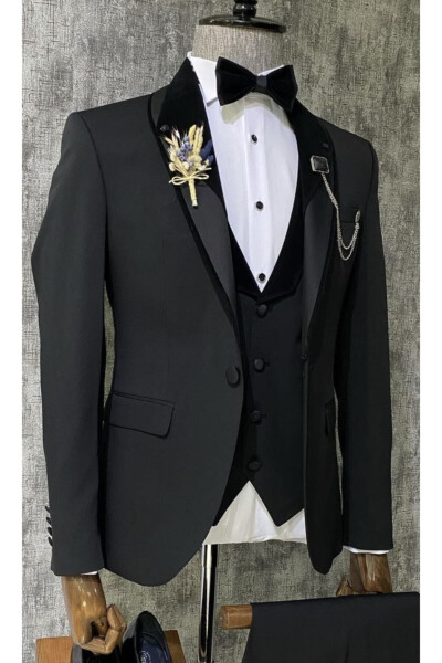 Groom Suit Tuxedo Slim Fit - 3