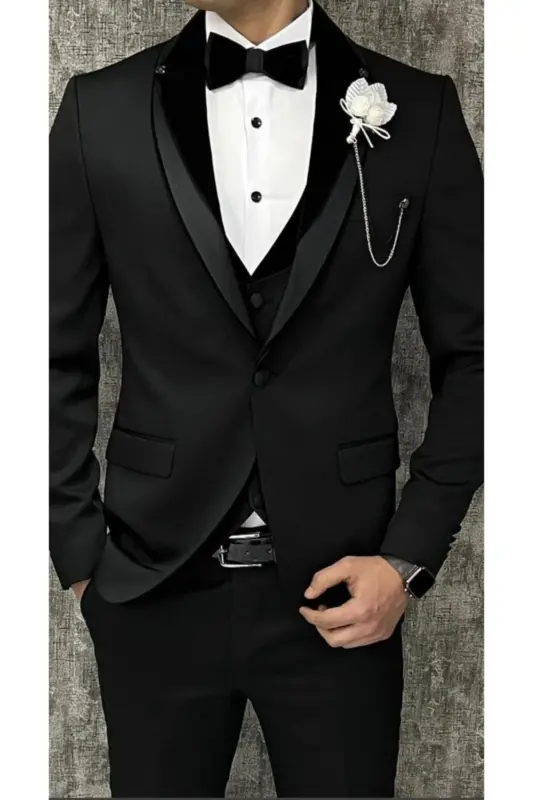 Groom Suit Tuxedo Slim Fit - TERZI AYHAN