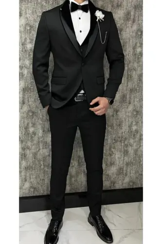 Groom Suit Tuxedo Slim Fit - TERZI AYHAN (1)